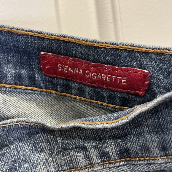 Lucky Brand Women’s 2/26 Sienna Cigarette Blue Jeans Stretch Denim Straight Leg - Picture 5 of 10